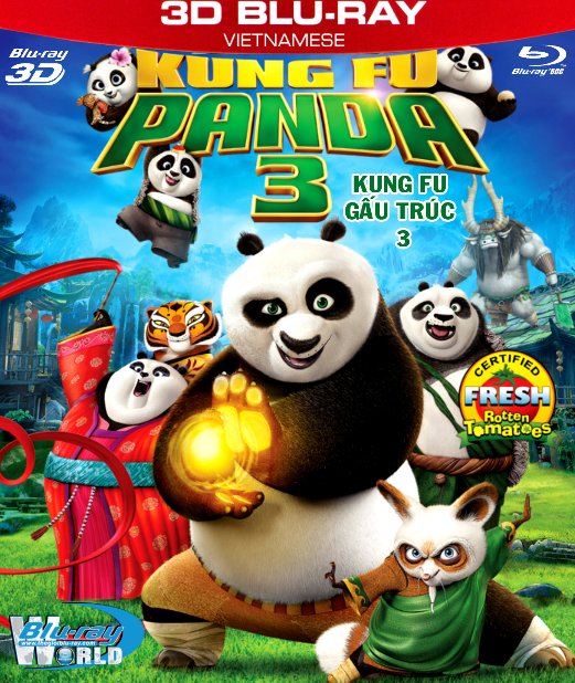 Z183. Kung Fu Panda 3 - KUNG FU GẤU TRÚC 3  3D50G (DTS - HD MA 7.1)